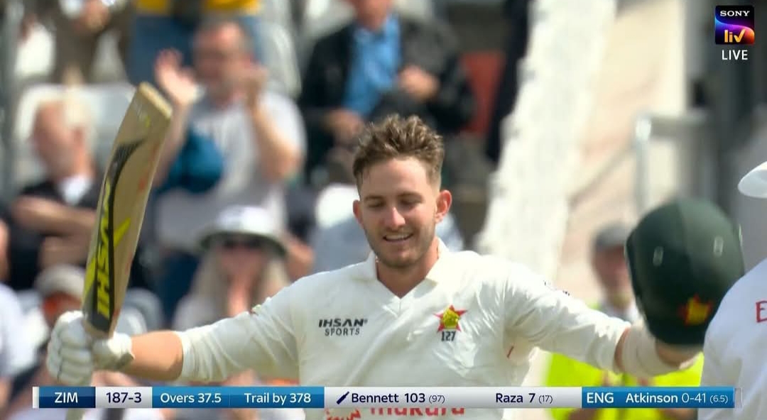 Bennett’s Century Not Enough as Zimbabwe Face Innings Defeat